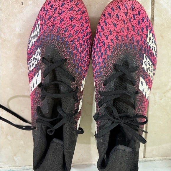 Pink and Black Soccer Cleats main image 4